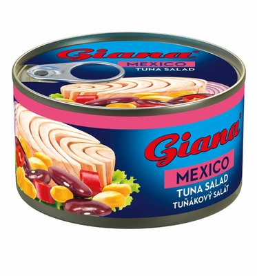 MEXICO salata – salata od laganog mesa od tune u konzervi 185g
